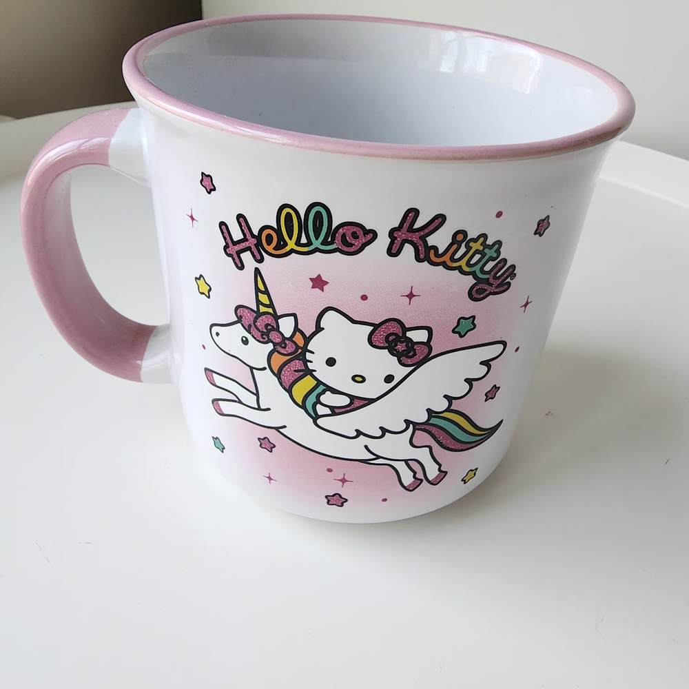 Sanrio Hello Kitty Pink and White Mug